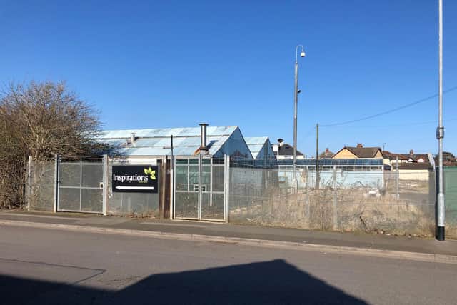The former Inspirations Garden Centre in Tanfield Road, Hartlepool