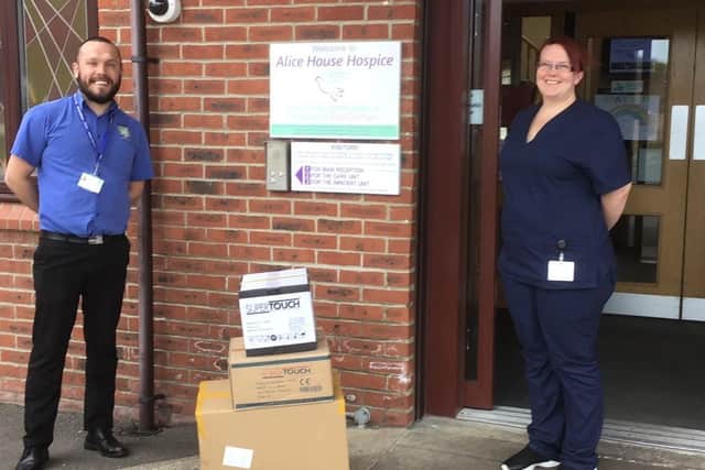 Thousands of items of PPE from Hartlepool Borough Council and local businesses were delivered to Alice House Hospice.