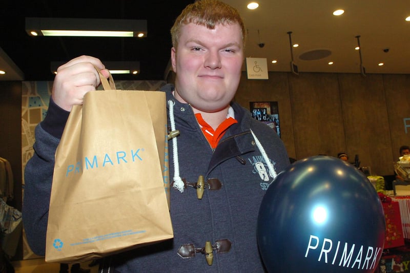 David Metcalfe was one of the first shopper at the new Primark store.