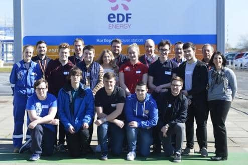 The latest set of students to have taken on mentoring opportunities at Hartlepool Power Station.