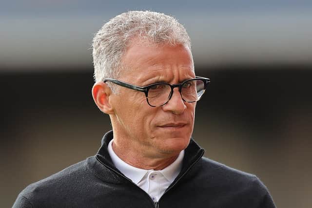 Keith Curle is hoping for further reinforcements for Hartlepool United. (Credit: Dave Peters | Prime Media | MI News)