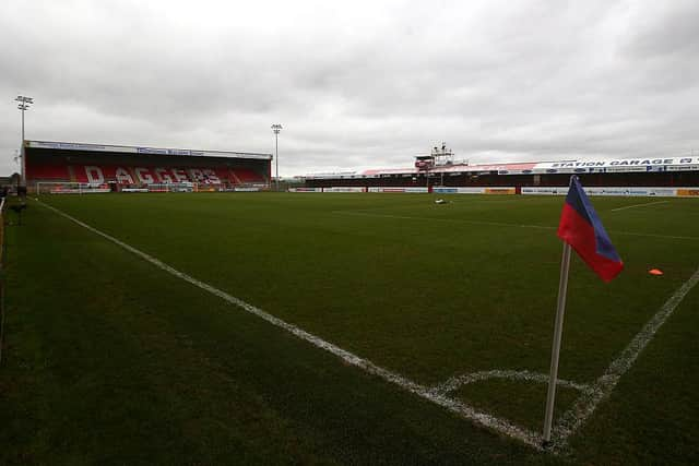 Dagenham & Redbridge's Chigwell Construction Stadium (Photo by Charlie Crowhurst/Getty Images)