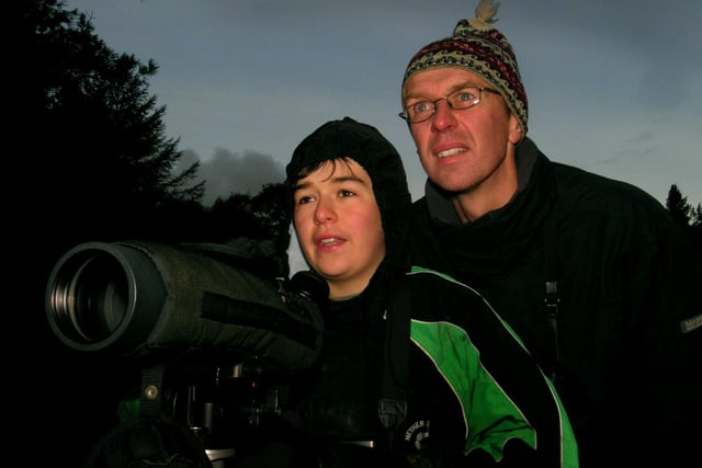 Sheffield Bird Study Group watched the visible migration watch at Redmires in 2008