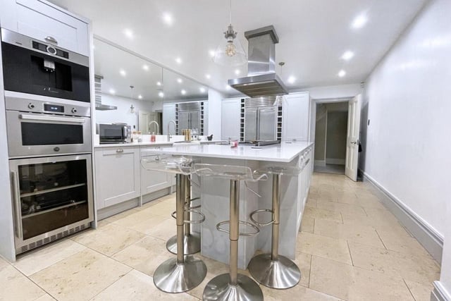 The kitchen features a built-in sound system. Picture: Rightmove.