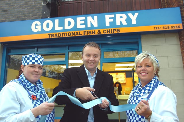 Golden Fry traditional fish and chips opens shop in 2006.