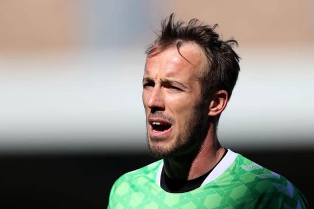 Alex Cairns starts in place of Ben Killip for Hartlepool United.  (Photo by James Chance/Getty Images)
