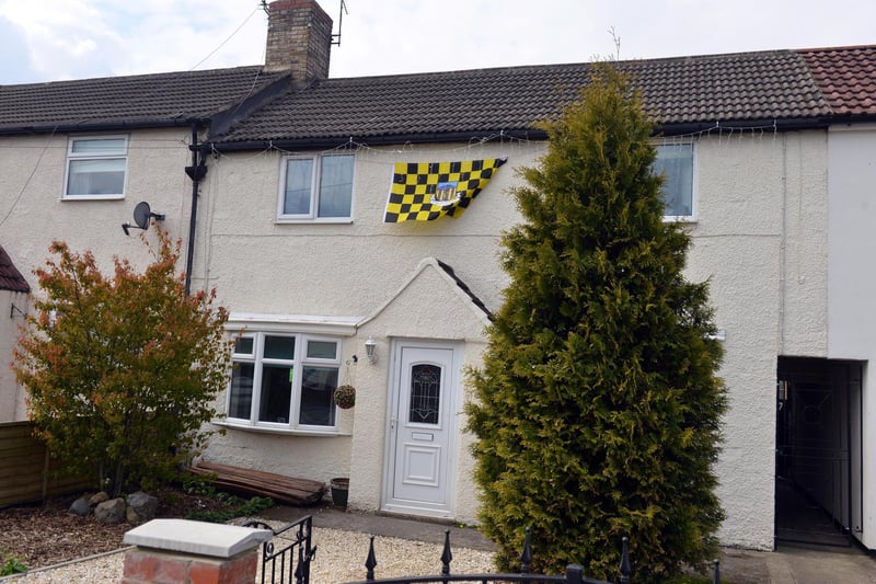 Houses across Hebburn are flying club colours ahead of the game