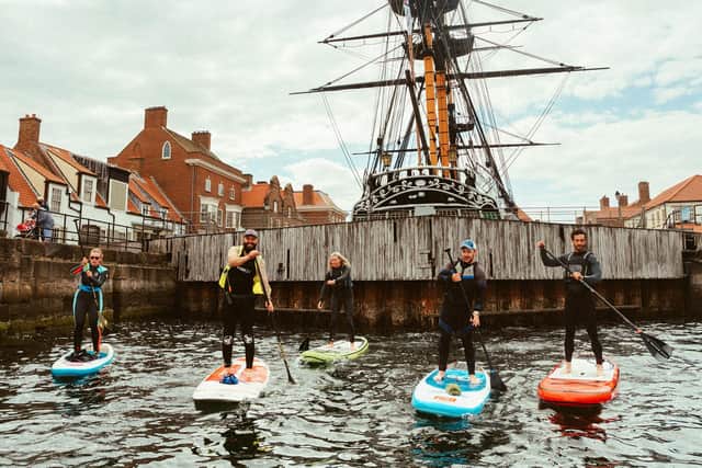 Get fit with a Stand up paddle board session in Hartlepool.