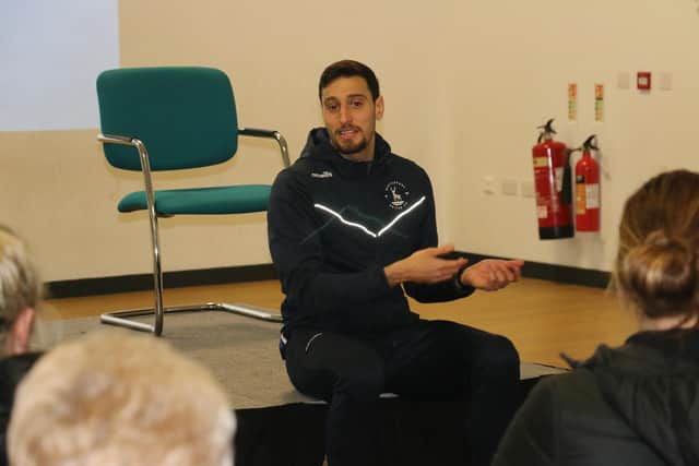Hartlepool United defender Myles Anderson.