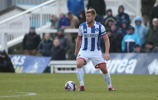 Nicky Featherstone rescued a point for Hartlepool United against Stevenage. (Photo: Michael Driver | MI News)