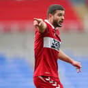 Sam Morsy playing for Middlesbrough.