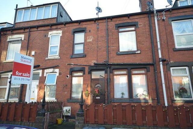 Manning Stainton is marketing this one-bedroom, terrace house on Euston Grove, Leeds, for £75,000.