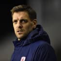Jonathan Woodgate manager of Middlesbrough looks on during the Sky Bet Championship match between Wigan Athletic and Middlesbrough at DW Stadium on February 11, 2020 in Wigan, England.