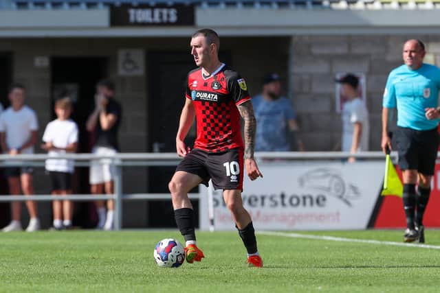 Hartlepool United suffered defeat in the reverse fixture with Northampton Town earlier in the season. (Credit: John Cripps | MI News)