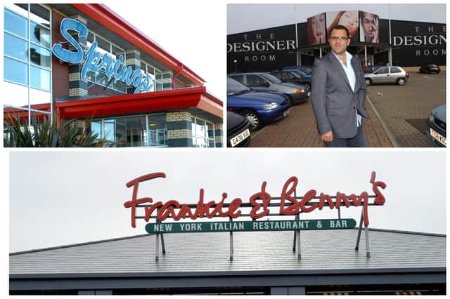 Springs health club, Jacksons Landing and Frankie and Benny's in Hartlepool.
