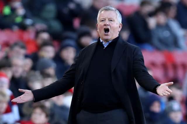 Chris Wilder. (Photo by George Wood/Getty Images)