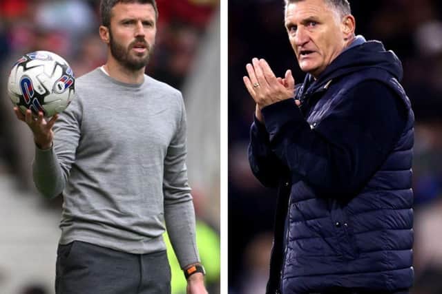 Michael Carrick's Middlesbrough take on Tony Mowbray's Sunderland at the Stadium Of Light in the Championship. (Stu Forster/ Naomi Baker/Getty Images)