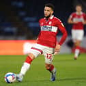 Marcus Browne playing for Middlesbrough.