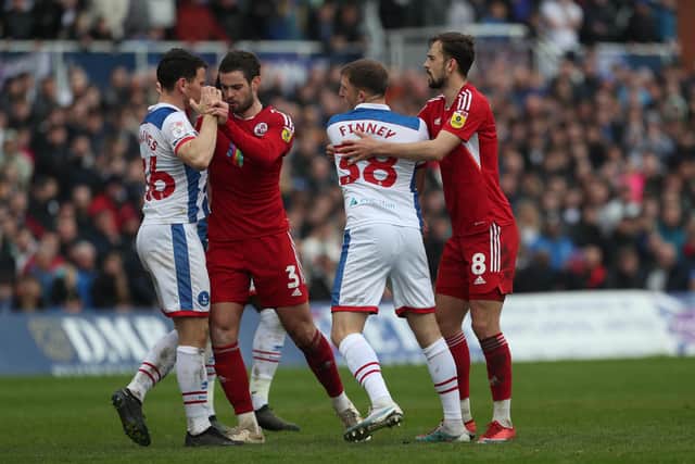 Hartlepool United struggled to handle the occasion against Crawley Town. (Photo: Mark Fletcher | MI News)