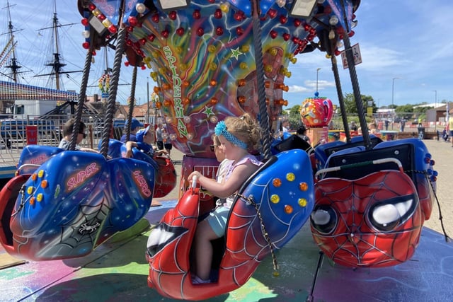 There were attractions for all ages to enjoy at the Hartlepool Waterfront Festival - including fairground rides.
