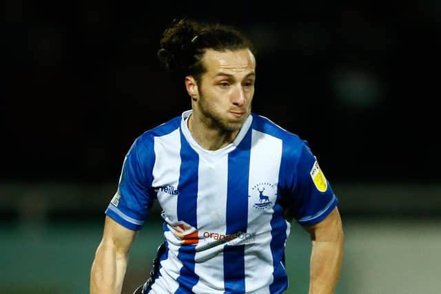 Jamie Sterry suffered a training ground injury which kept him out of Hartlepool United's draw with Sutton United. (Credit: Will Matthews | MI News)
