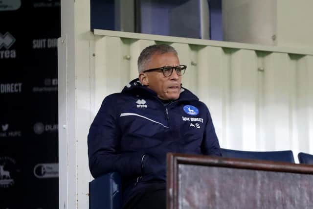Hartlepool United Interim manager Keith Curle was delighted with the reaction of goalkeeper Ben Killip against Solihull Moors. (Credit: Mark Fletcher | MI News)