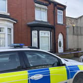 The house in Wharton Terrace, Hartlepool where Ahmed Alid was living  with three other asylum seekers. Picture by FRANK REID