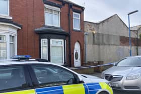 The house in Wharton Terrace, Hartlepool where Ahmed Alid was living  with three other asylum seekers. Picture by FRANK REID