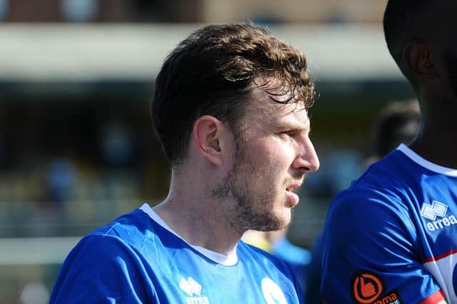 Kieran Wallace made his Hartlepool United debut coming off the bench in the win over Southend United.