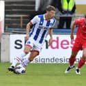 Joe Grey made his return for Hartlepool United from the bench against Bradford City. Picture by FRANK REID