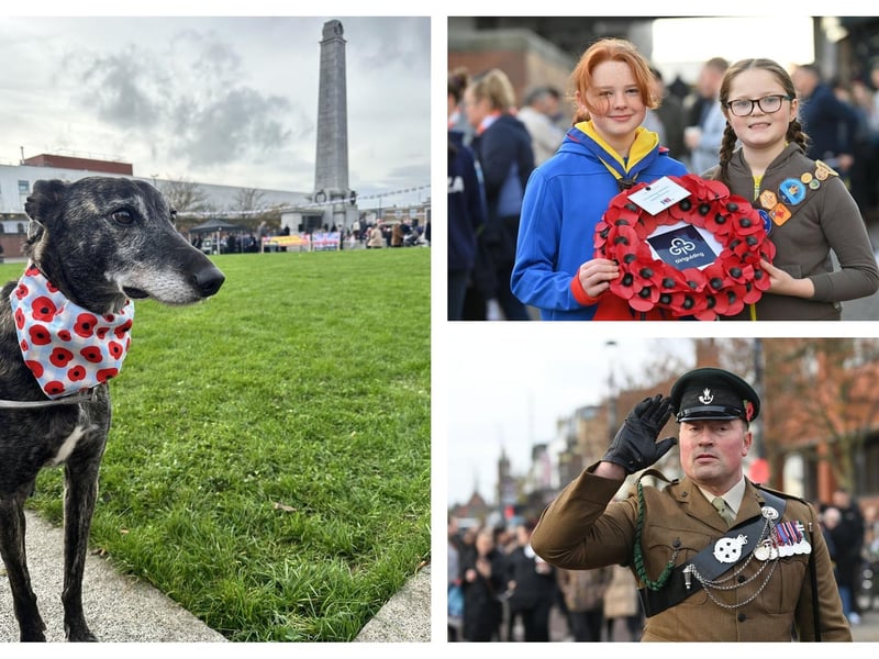Just some of Mail photographer Frank Reid's images from the Hartlepool town centre Remembrance Sunday parade and service.