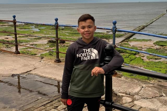 Lewin Tubuna who has completed a 100-mile walk during August for charity.