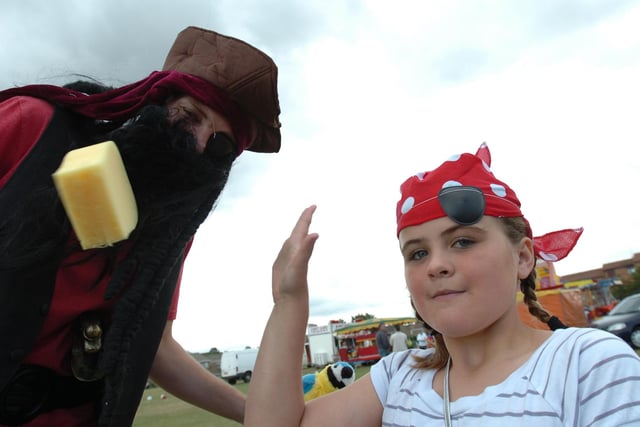 We arrrghh going back to the Throston Primary School summer fete in 2010 for this pirate themed photo.