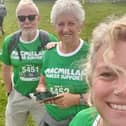 Dave and Nina Barker and their daughter Rachael completed Macmillan's Mighty Hike around Lake Ullswater.
