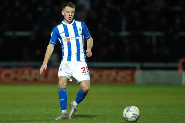 Bryn Morris could return to the Hartlepool United starting XI for the trip to face Northampton Town. (Credit: Michael Driver | MI News)