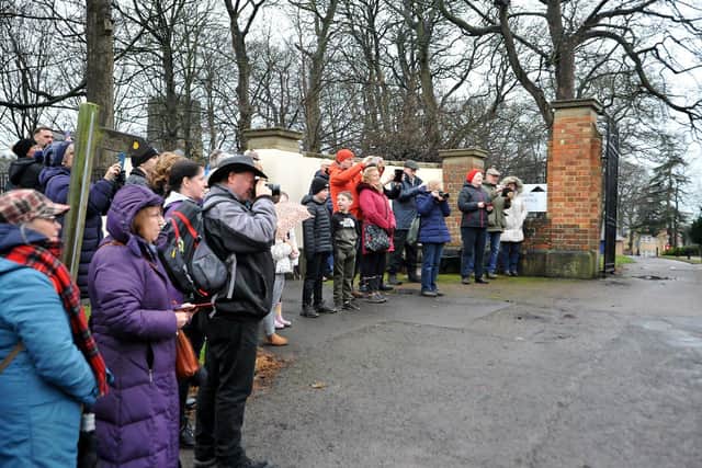 Greatham Villagers turned out in force to see the return of the Boxing Day Sword Dance. 

Picture by FRANK REID