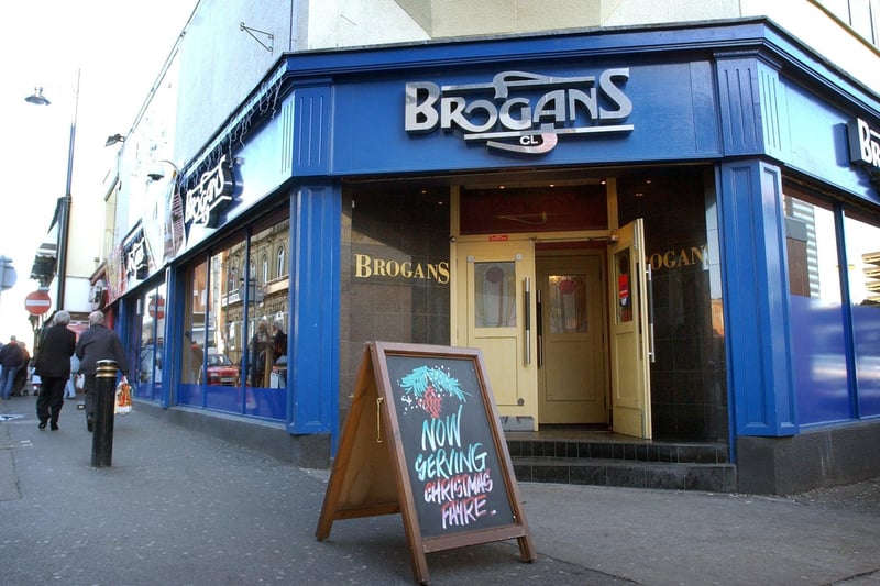 Here is a photo of Brogans in 2005. Back in 2018 when we featured the pub plenty of you commented. Kyle Gibson said it was "class. Used to go for a pint after work on a Friday and dance the soles off me flossys on a saturday."
Helen Bell "Loved this place" and Clair Maidens recalled: "Lots of good memories in here. Simon Grundy always playing our requests."
John Little commented: "Class best pub in town at the time I had some great nights in there."
