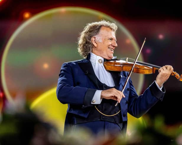 Violinist and conductor Andre Rieu will be entertaining audiences across the UK and Ireland in 2027