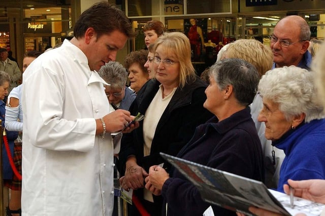 TV chef James Martin was one of the stars of Ready Steady Cook when he came to Hartlepool in 2003.