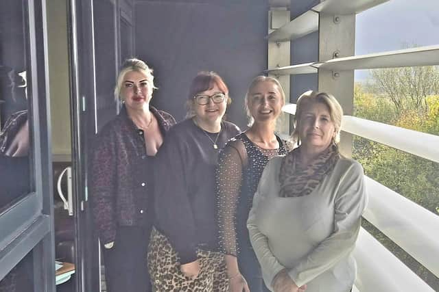 Precision Acres team members (from left) Mandie Grundy, Nicola Foster, Leoni McCarrick and Jackie Harrison.