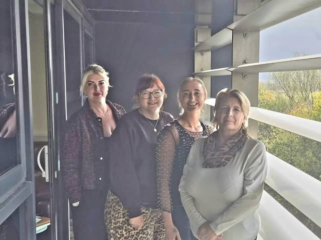 Precision Acres team members (from left) Mandie Grundy, Nicola Foster, Leoni McCarrick and Jackie Harrison.