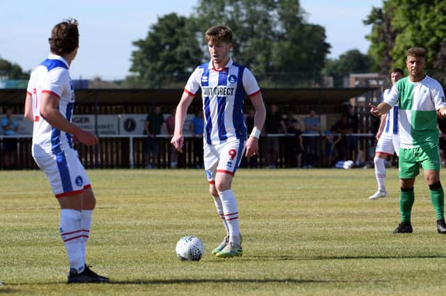 Tom Crawford did not feature for Hartlepool United against Walsall. Picture by FRANK REID