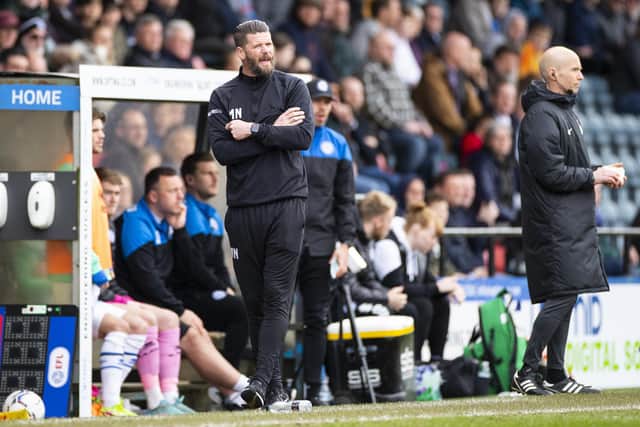 Michael Nelson has discussed the end of season syndrome creeping in at Hartlpeool United after defeat at Rochdale. (Credit: Mike Morese | MI New)