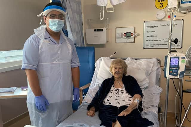 North Tees hospital patient Sheila Kilvington, who has received the new treatment.