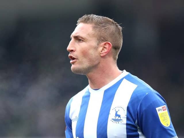 Gary Liddle is among the top 10 all-time appearance makers for Hartlepool United across two spells with the club. (Photo by George Wood/Getty Images)