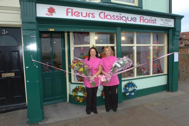 Pictured here in 2006, the residents of Seaton Carew had a lovely local florists.