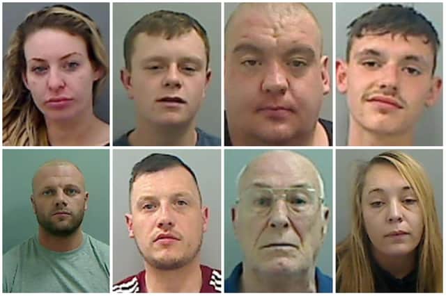 Just some of the Hartlepool criminals to be locked up so far in 2023.
