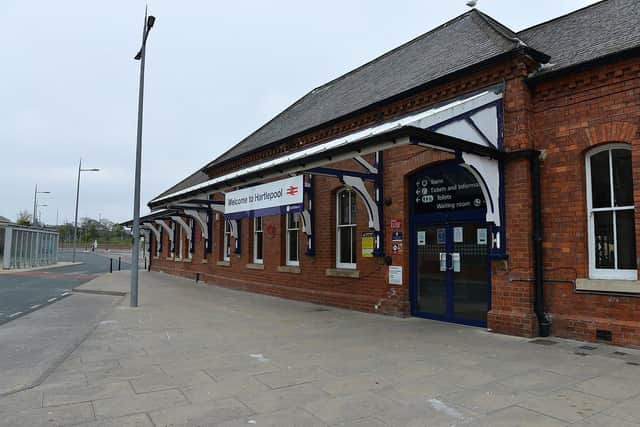 Hartlepool train Station.