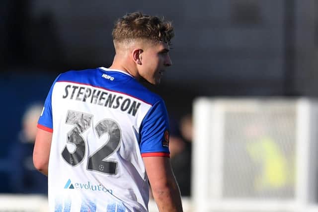 Louis Stephenson put in a man-of-the-match performance on his return to the side.