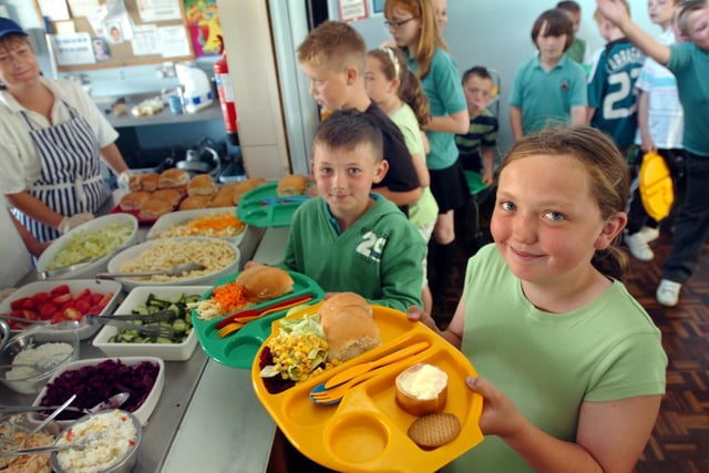Pupils celebrate environmental day with cold lunches.